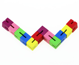 wood fidget puzzle