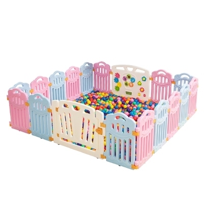 raised baby playpen
