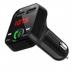 MP3 Player do carro Kit Handsfree dente Azul Sem Fio Carregador Transmissor FM LCD USB