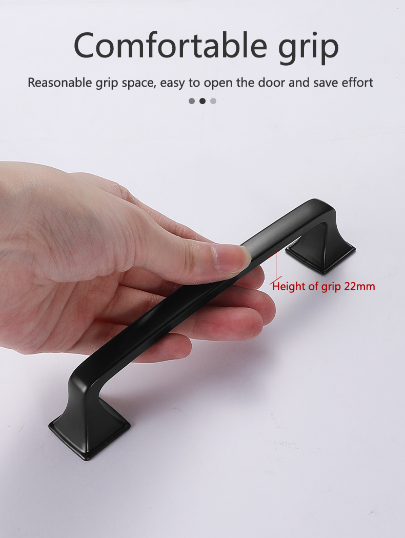 Classic Zinc Door Knob Kitchen Furniture Drawer Hardware Antique Pull Black Cabinet Handles //