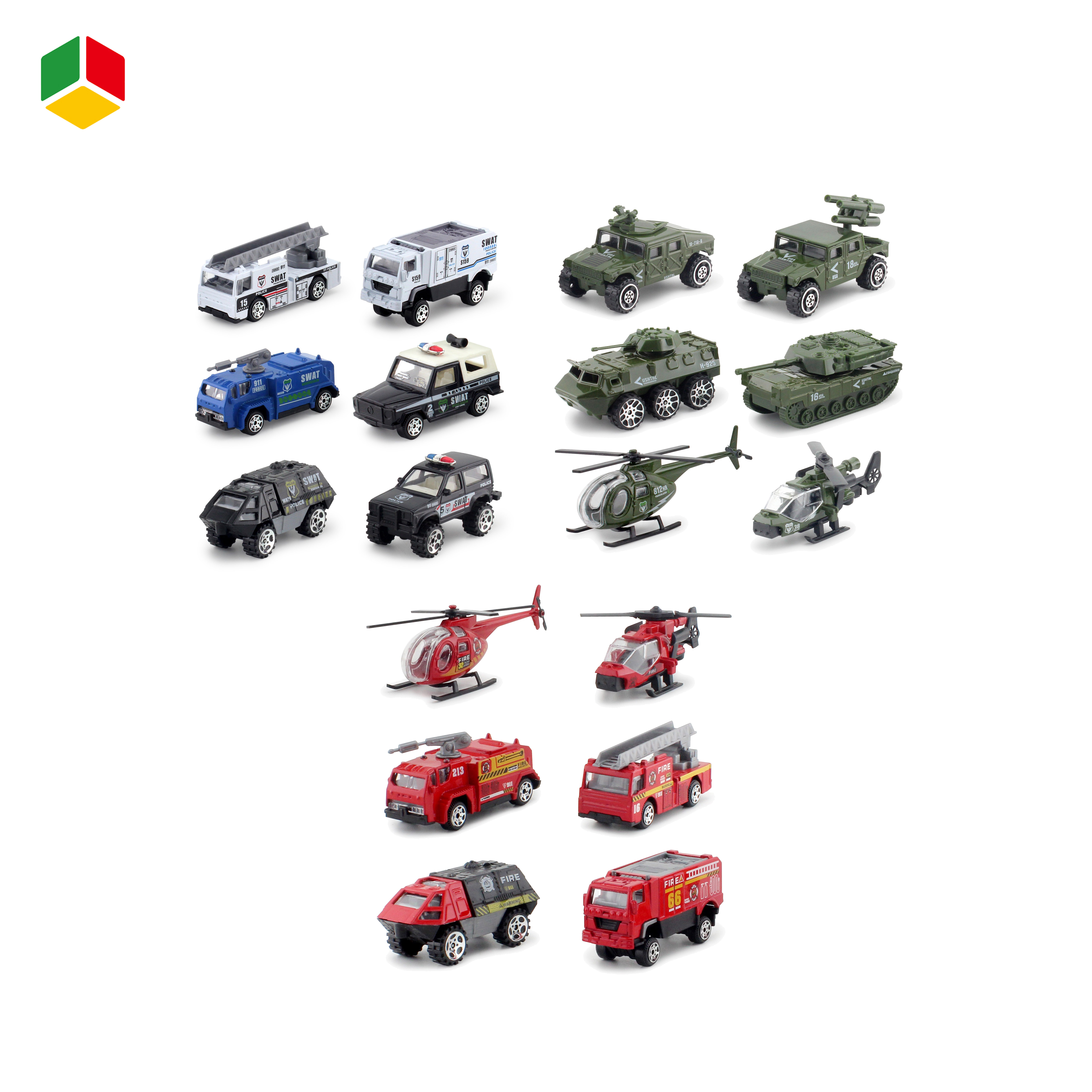 Лидер продаж на Amazon, масштаб 1:87, набор военных автомобилей, детские маленькие модели литых под давлением гоночных автомобилей, игрушечный автомобиль из сплава с бесплатными колесами (6 ассортиментов)