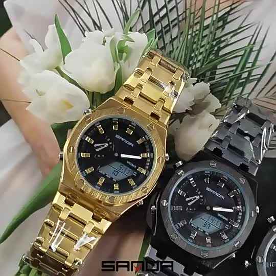 時計 SANDA Sanda 2025 New Popular Chronograph Men's Watch Digital 3357