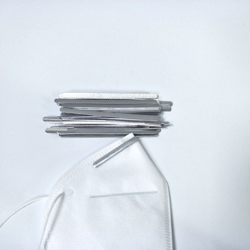 Strips Nose Clip Aluminum Metal Cheap Price 90mm Aluminum Noise Bridge Strips For N95 Aluminium Rod Is Alloy Coated 100000PCS 1%
