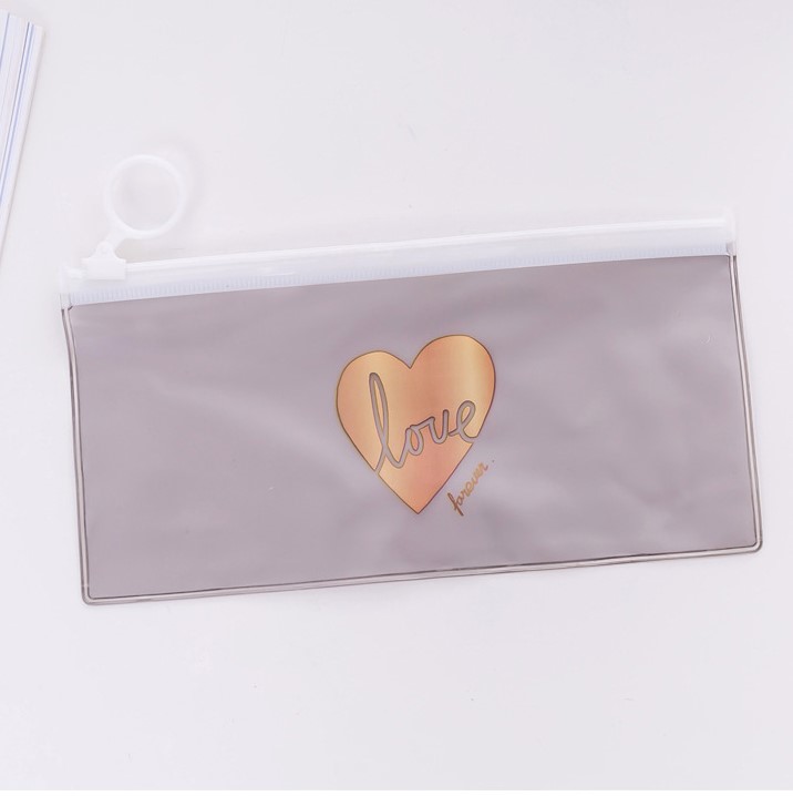 Personalised Clear Transparent Pencil Pouch Case Stationery Plastic
