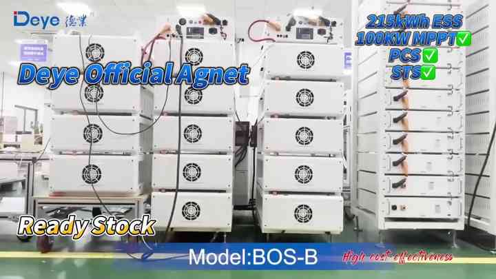 Deye ESS Scalable Energy Storage System BOS-B Pro High-Voltage Lithium ...