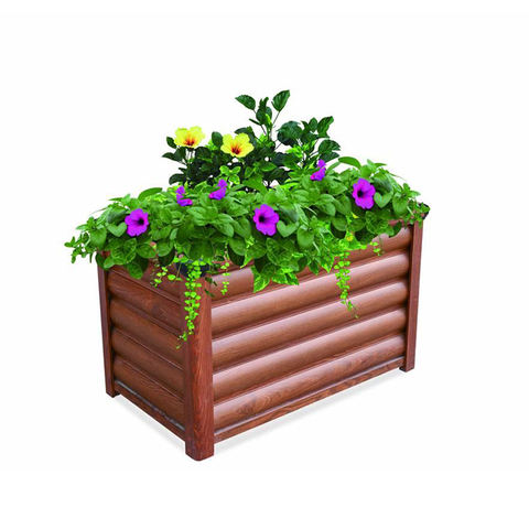 现代花卉铝合金大花盆盒