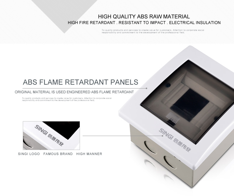 Lighting Power Electrical Equipment Mcb Distribution Box GNB-10 Series Low Voltage Electrical Equipment & Supplies SINGI or OEM