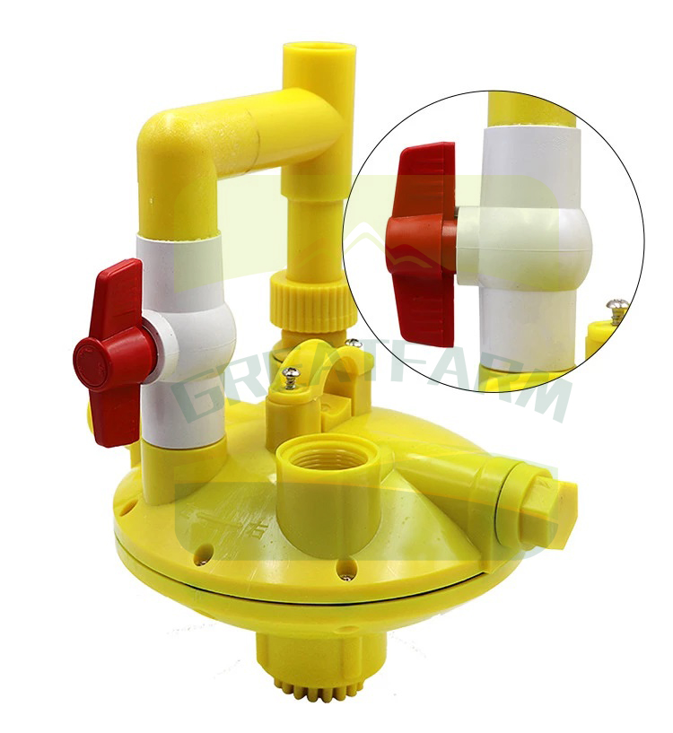 2022 Chicken Layer Cage Pressure Reducing Regulator Valve Water Tank Poultry Water Line Pressure Regulator