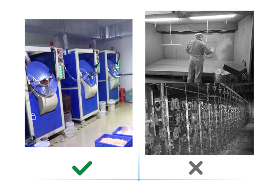 Automatic Plastic Steel Roller Drum Spray Coating Painting detail photo BOBO Machine automatic plastic steel roller drum spray coating painting shown in a detail photo for this news article