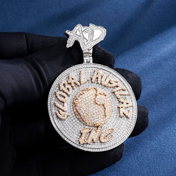 AAA Gems Wholesales Mens Pendants For Necklace Hip Hop Custom Pendant Fashion Jewelry Pendants