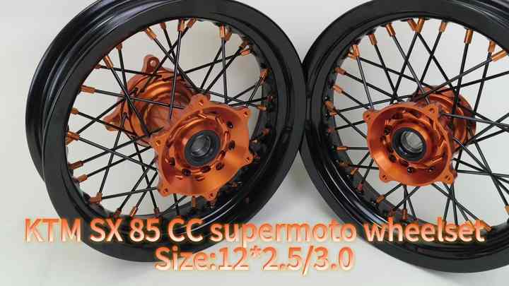 12inch Kids Dirt Bike Fit KTM 85 Motorcycles - Customizable Colors