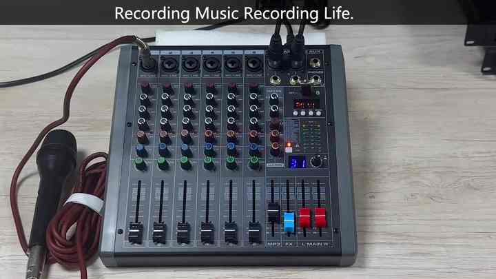 GAX-QQ16 Professional Dj Mixer - Ideal for Stage Performance
