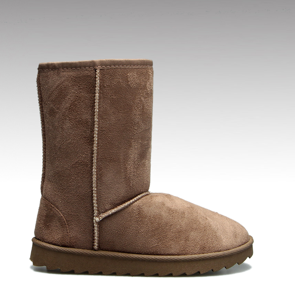 Прямая продажа с фабрики, низкая цена, искусственный мех, резиновая подошва, Базовый стиль, оптовая продажа, зимние сапоги для женщин