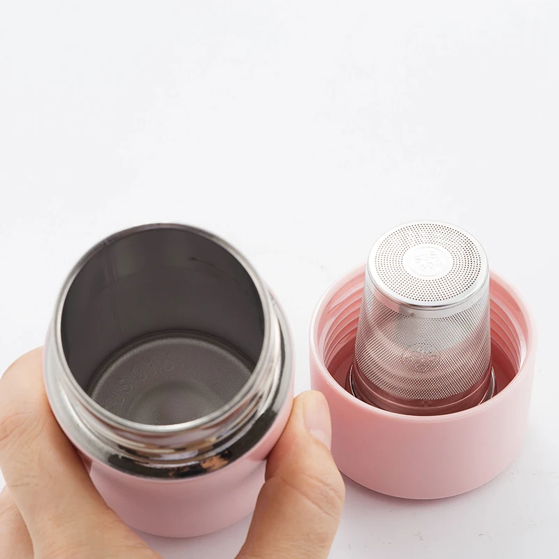 Stainless Steel 316 vacuum flask Mini portable vacuum mug with filter