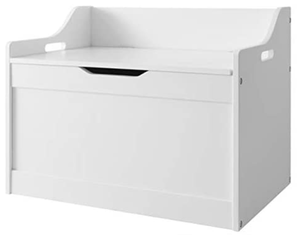 white wooden toy boxes