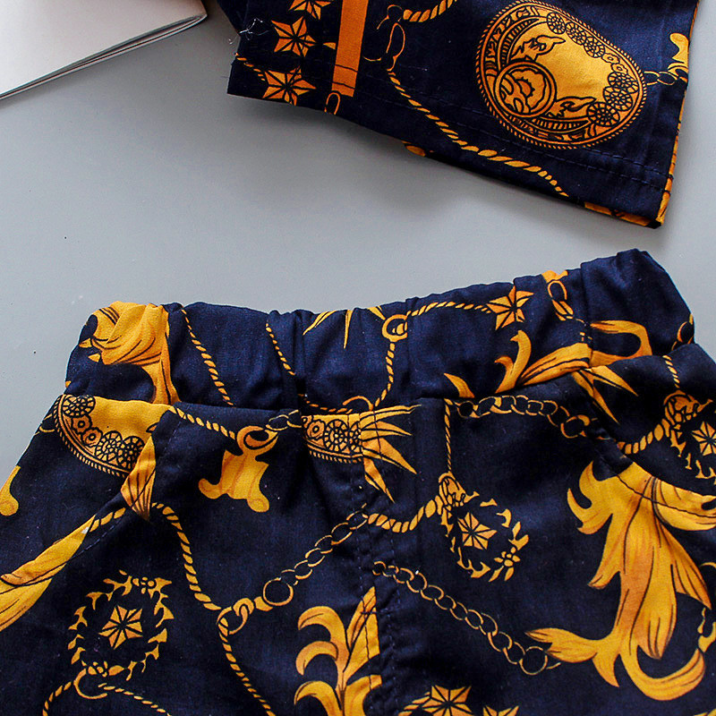 Boys clothing sets summer kids fashion cotton fashion shirts+shorts 2pcs suits for baby boys children holiday clothes
