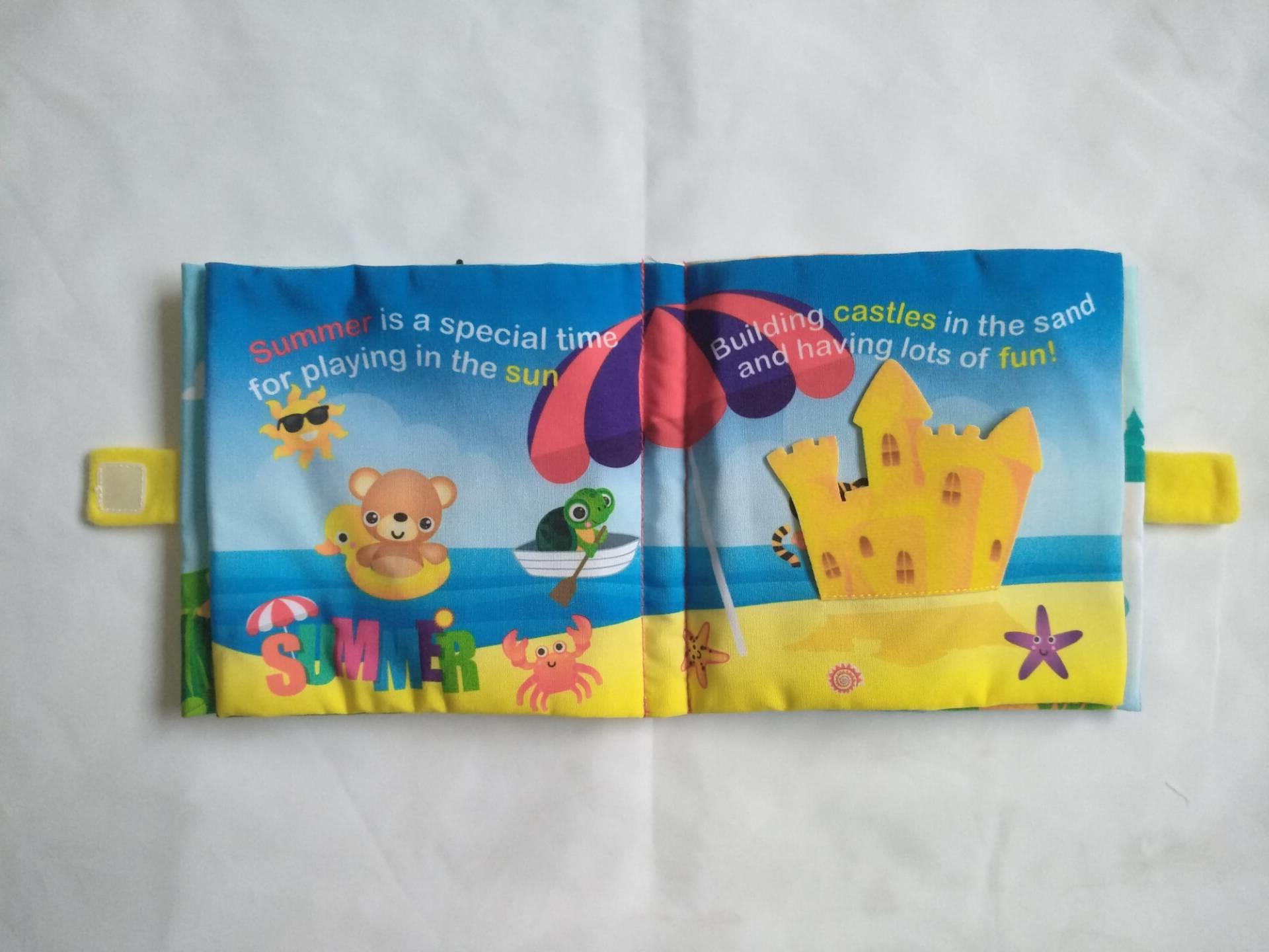 cloth book soft stuffed toy plush toy educational kids learning toys