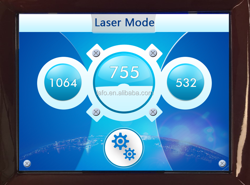picosecond pico laser 755nm laser tattoo removal machine with honeycomb /picosecond /1320nm black doll head three heads