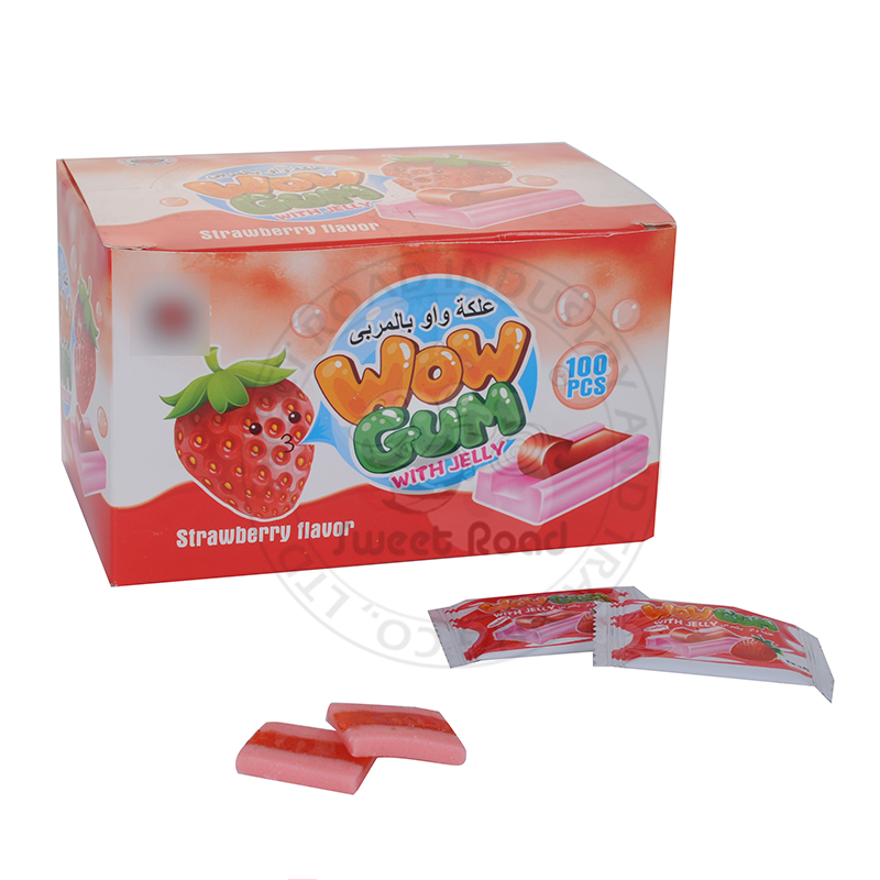 中心方钢管口香糖汕头制造商果冻泡泡糖 - buy soft jelly bubble gum