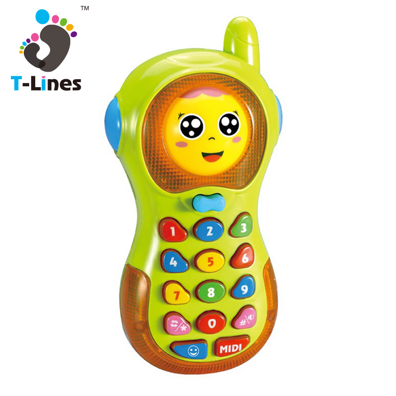 Пластик smart changing уход за кожей лица детские игрушки обучения телефон с музыкой