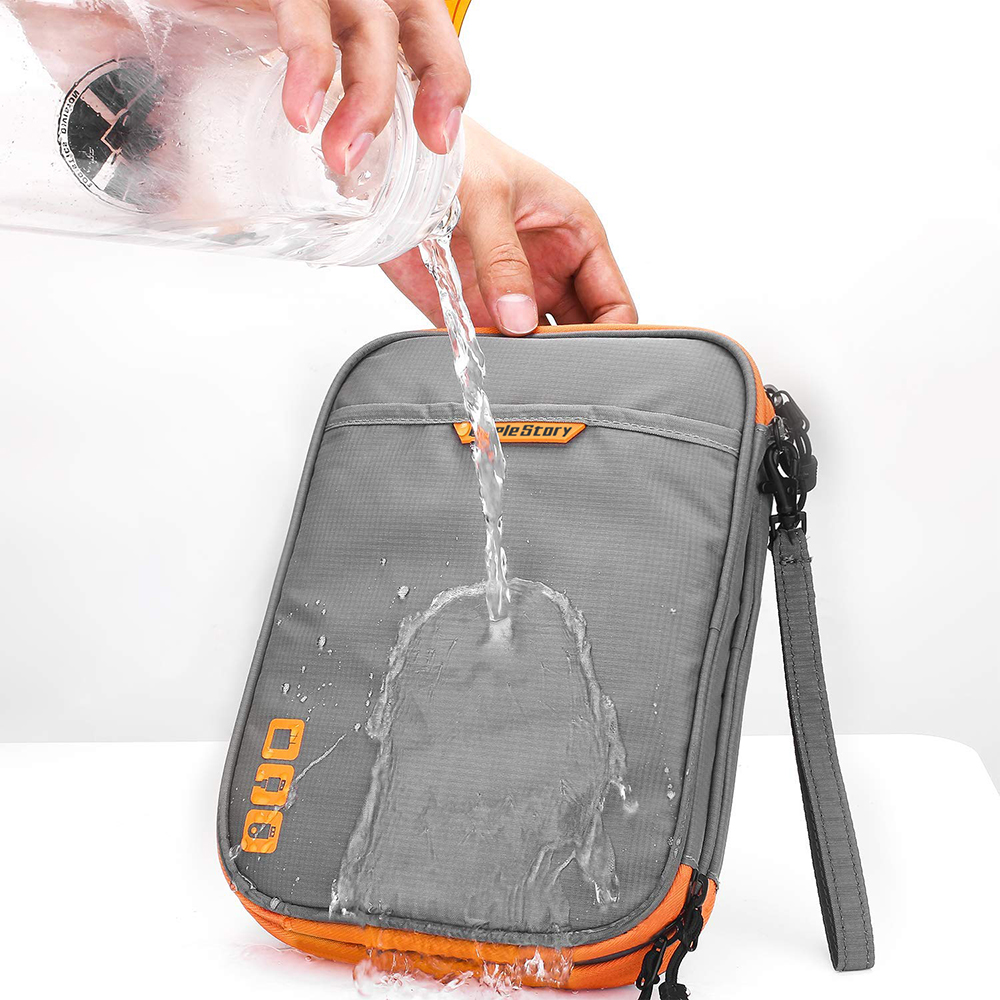 Двухслойный Водонепроницаемый Электронный дорожный органайзер для гаджетов, чехол для переноски, уличная сумка, органайзер, дорожная сумка для кабелей, внешнего аккумулятора
