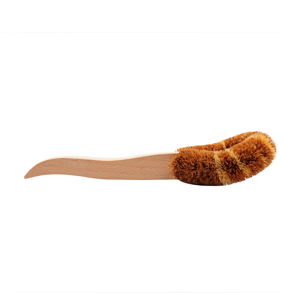Multifunctional tool natural coconut bristle cleaning brush for kitchen