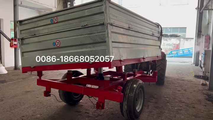 3-Way Tipper Trailer トラクター用油圧ダンプサイドティッパー