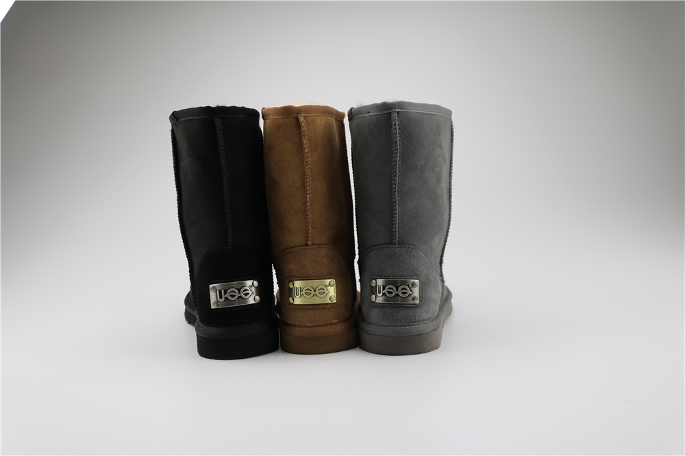 5825 овечья шерсть EVA стельки уличные женские замшевые зимние сапоги из коровьей кожи сапоги для женщин