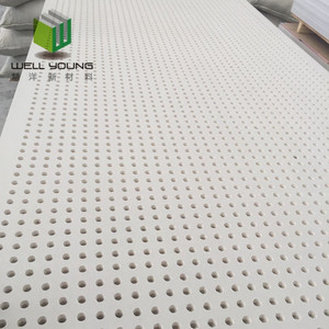 Sound Proof Perforated Acoustic Gypsum Ceiling Tiles