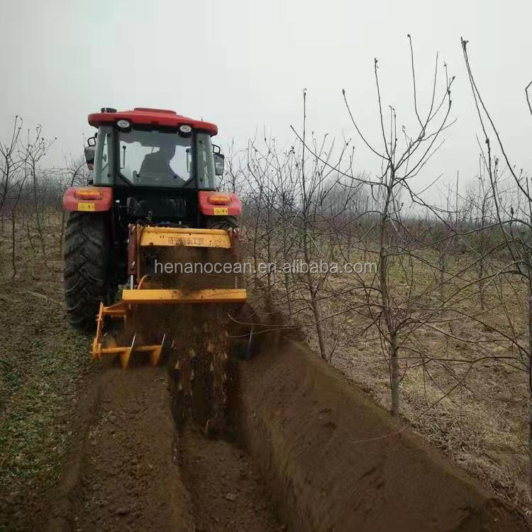 High Quality portable Self-propelled Trenching Machine Trencher For Sale
