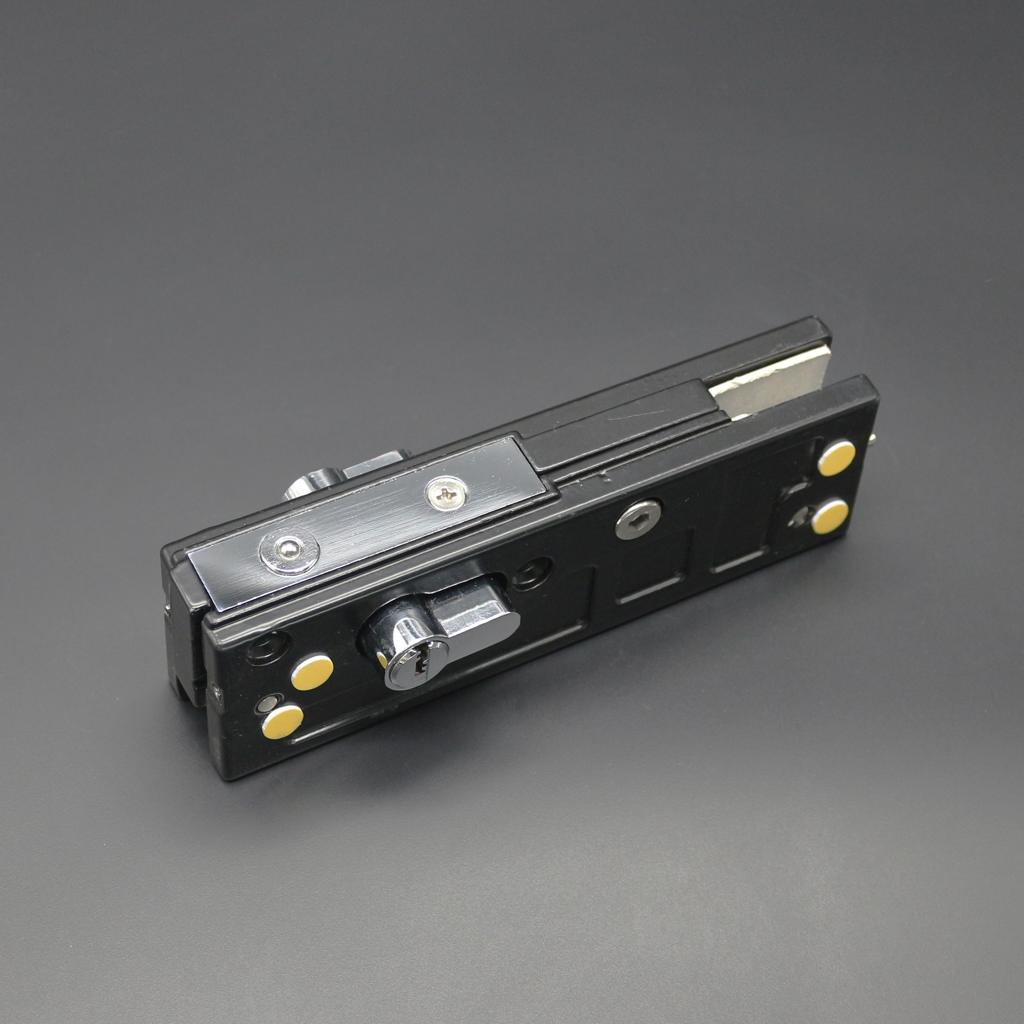 热销铸造不锈钢全身长圆形玻璃门底门缝锁中央玻璃门锁 - buy center