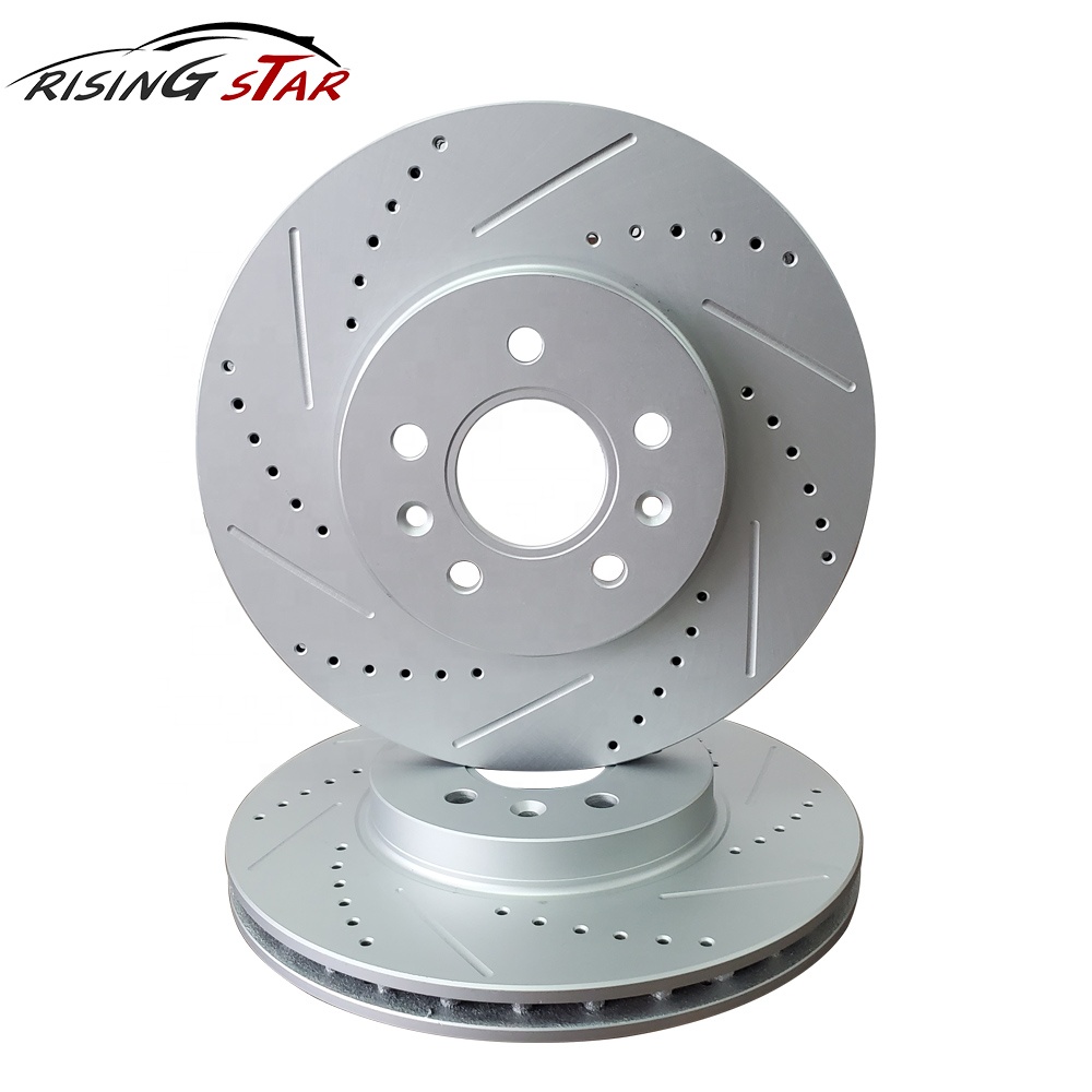 Ford Cortina mk3 mk4 mk5 Drilled Grooved Brake Discs