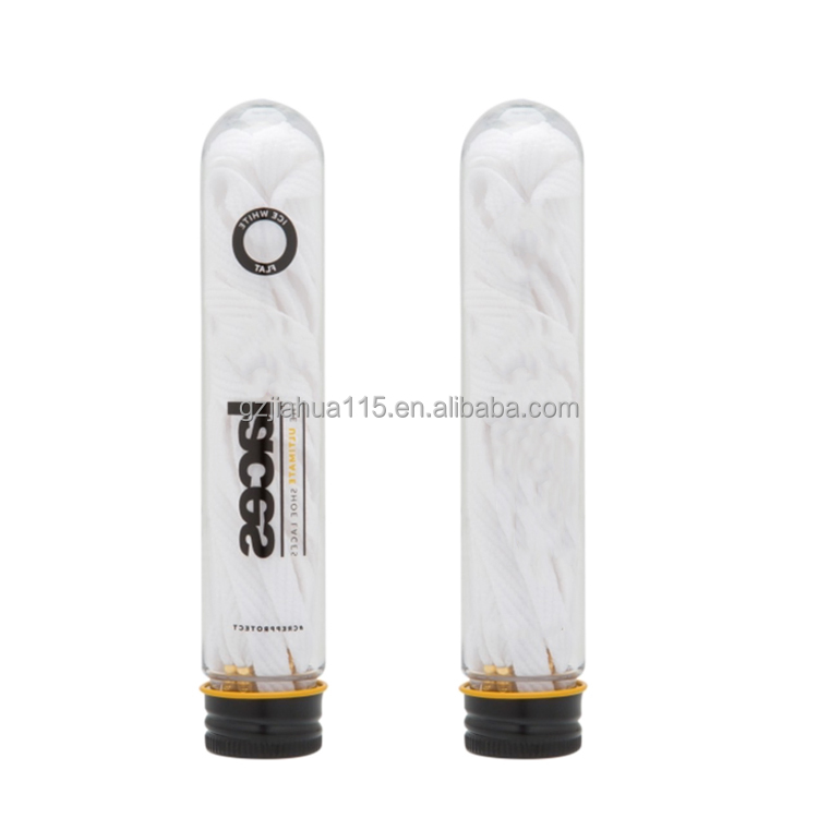 Упаковочная Пробирка для шнурков, Упаковочная трубка, прозрачная пластиковая помада, трафаретная печать