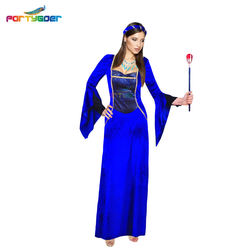 Trendy Party Queen Women Celebrity Clothes Girls Stage Costume Long Dresses Women Maxi