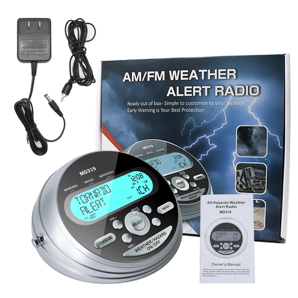 NOAA Emergency Weather Alert Radio mit S.A.M.E. Localized Programming