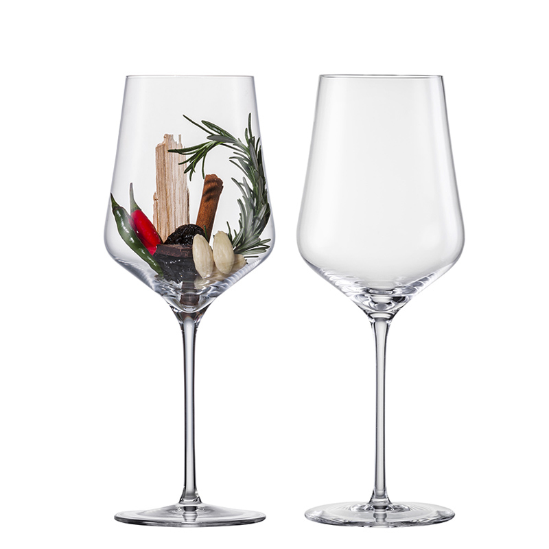 red goblets glassware