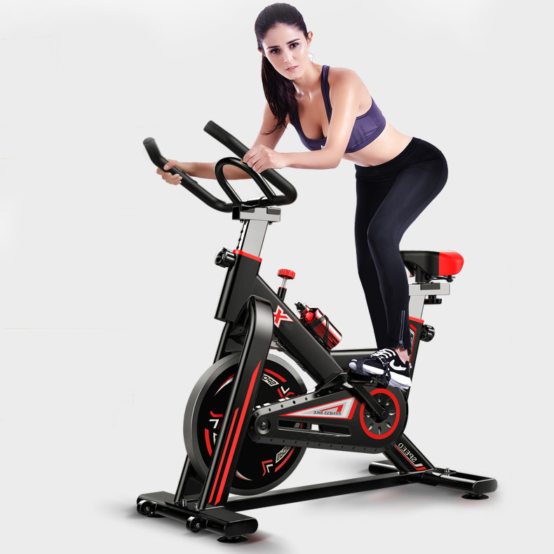 Велотренажер стационарный закрытый велосипедный велосипед с удобной подушкой на сиденье держатель для планшета для домашней тренировки