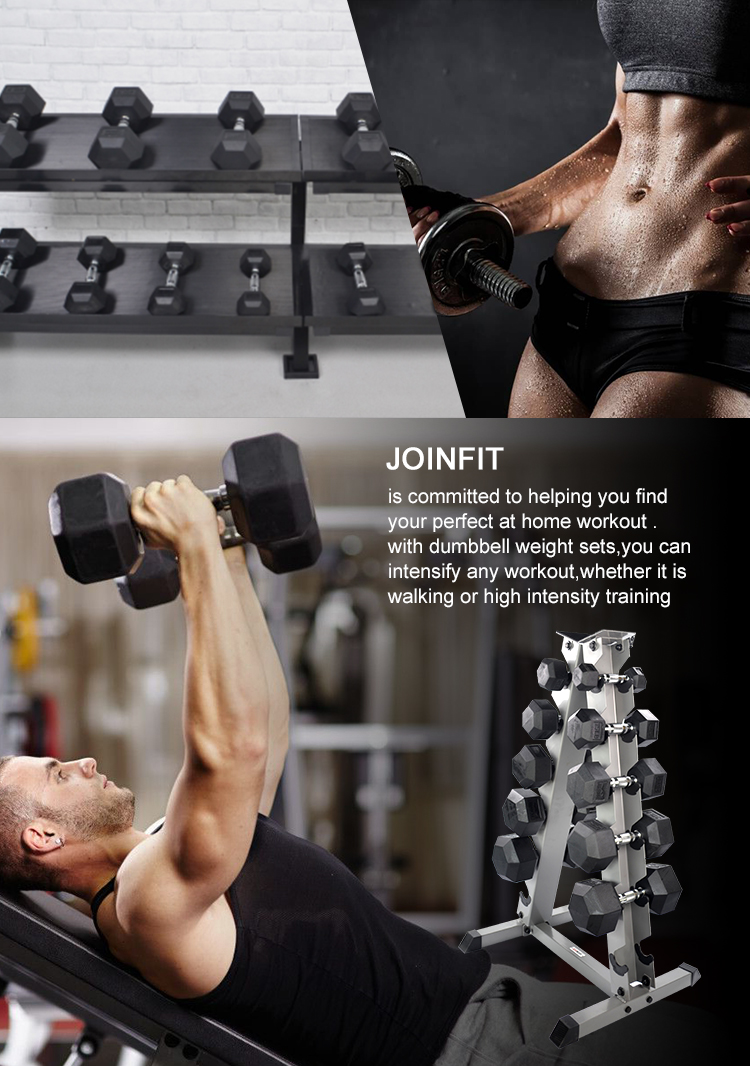 Hand Weights Heavy Rack Hex Dumbbell Set