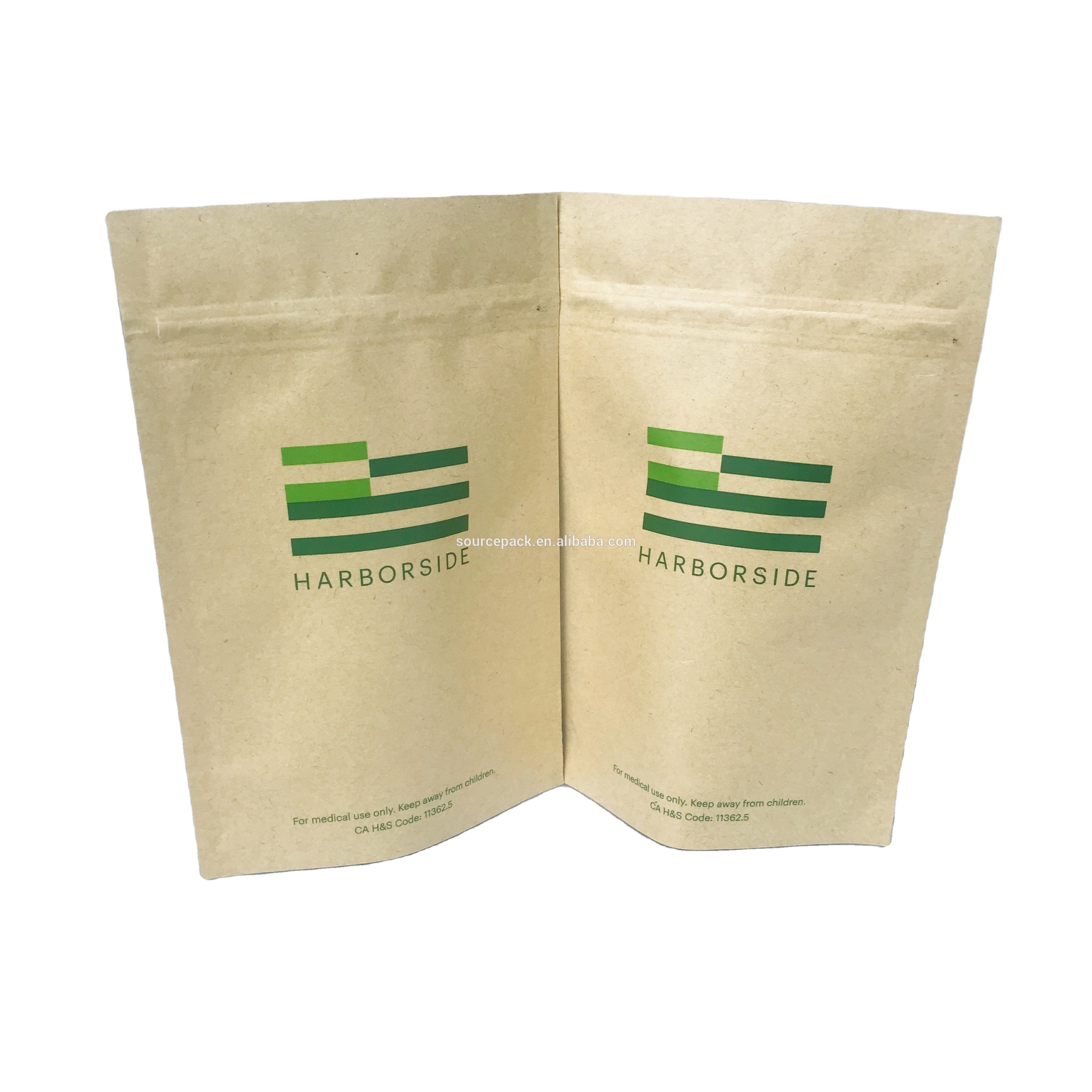 Compostable Stand Up Pouch Zip Top пользовательский Печатный биоразлагаемый пищевой Майларовый мешок