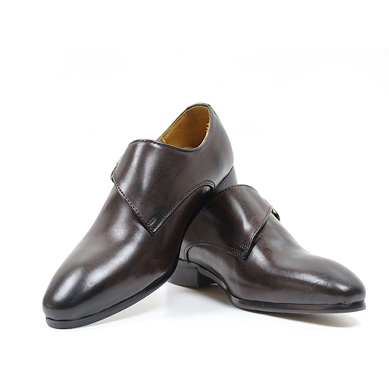 Праздничная/Вечерняя Классическая новая стильная мужская обувь ручной работы из натуральной кожи для детей, Китай