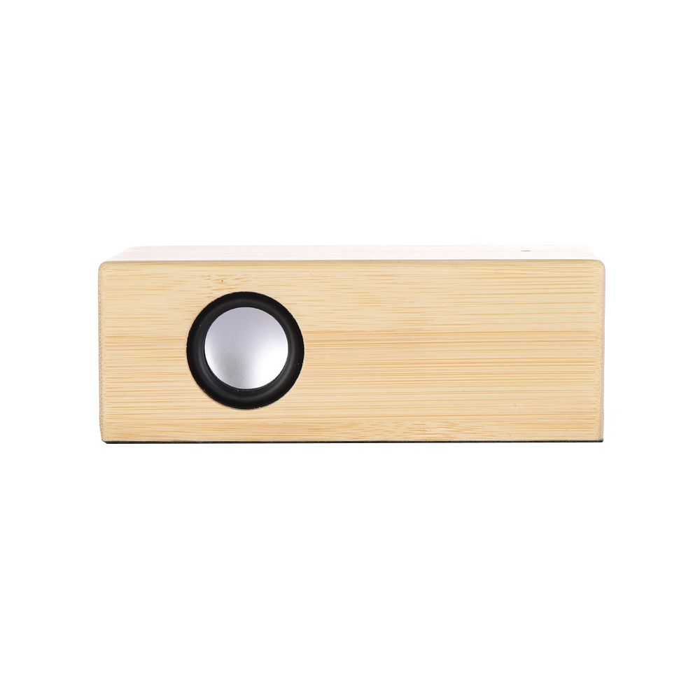Promotion Rectangle Mini Bamboo Induction Loud Speaker