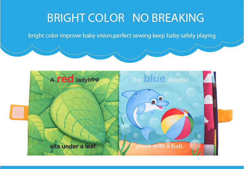 cloth book fabric book stuffed toy plush toy education toy