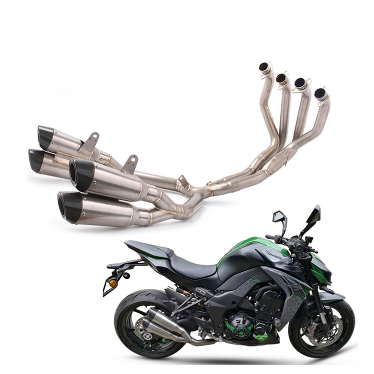 2020 полностью выхлопная система из титанового сплава для KAWASAKI Z1000 Z1000SX, мотоциклетный глушитель Z1000, глушитель без застежки