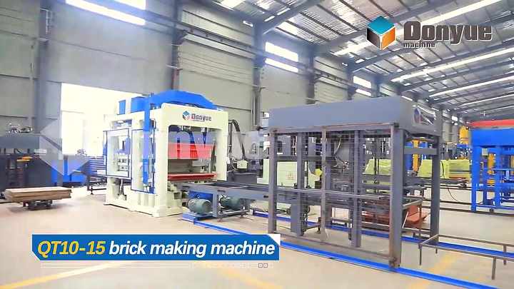QT10-15 Fully Automatic Hydraulic Interlocking Paving Block Making ...