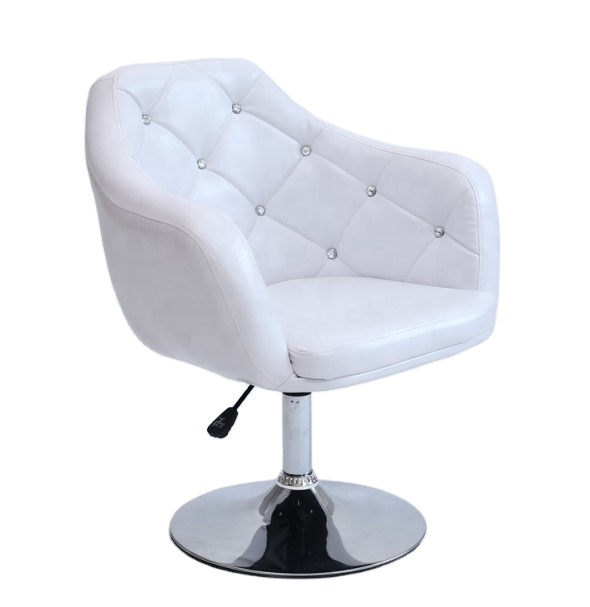 Дешевая красочная мебель для салона красоты парикмахерский стул с гидравлическим насосом с пуговицами