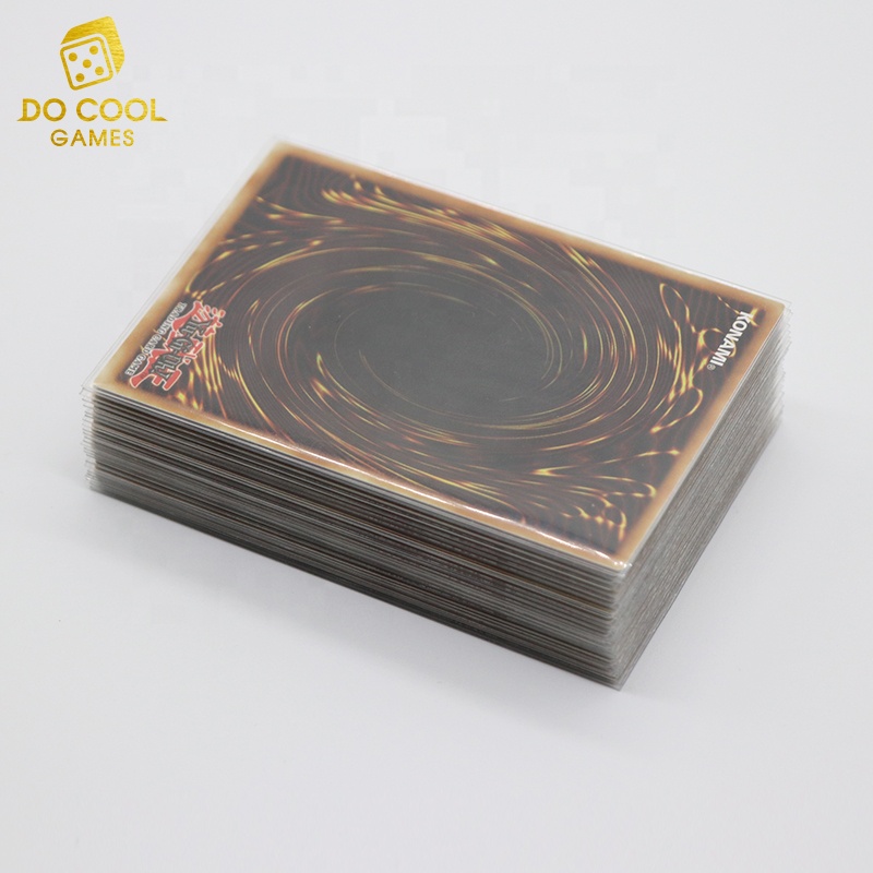 Forte extra cartão claro protetor manga manga cartão de jogo de tabuleiro de jogo
