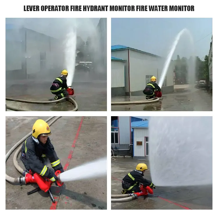 JiuJiang Fire Equipment Brand New Lever operator fire hydrant monitor fire water monitor water cannon
