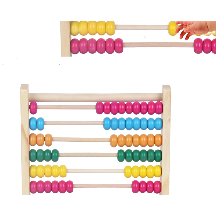 Amazon Best Selling Colorful Calculating Frame Toy New Design Developing Kids Math Operating Ability Wooden Educational Toys