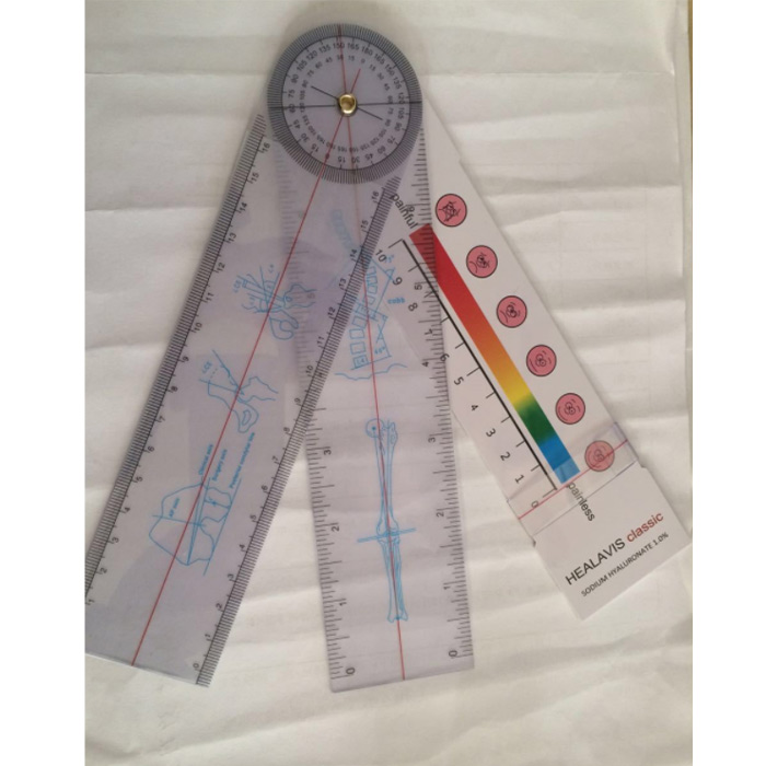 0-200mm//0-8inch Plastic Digital Protractor Angle Finder Ruler Goniometer Gauge PVC Plastic Material