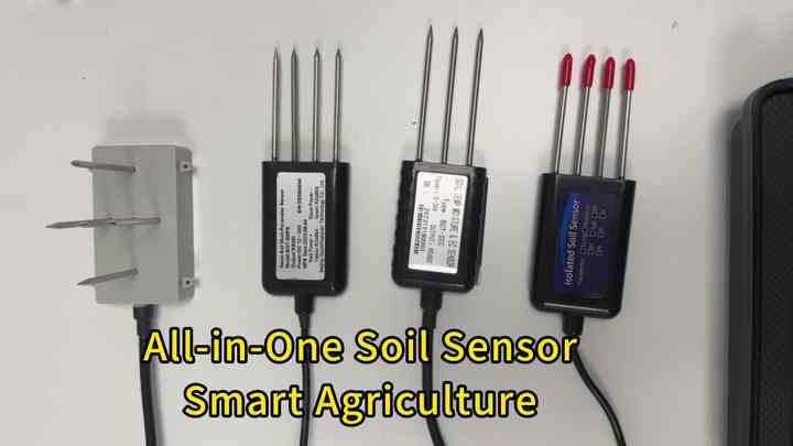 Wireless Long Range LoRaWAN Soil Sensor 3 in 1 Temperature Moisture EC ...